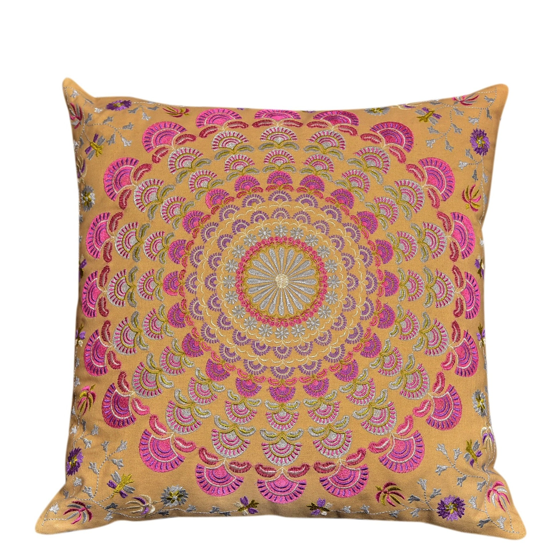 Neelofar's mandala cushion cover available in 18 x 18 Inches