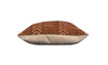 Brown Mudcloth Cushion Cover In 16 x 16 Inches by Neelofar's