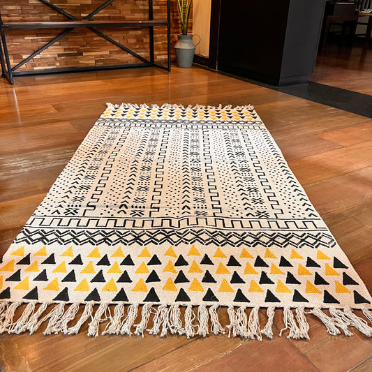 Neelofar's hand block printed rug