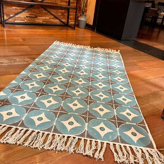 Neelofar's hand block printed rug