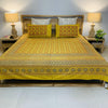 Neelofar's Ajrakh Bed Sheet with Two Pillow Covers 003